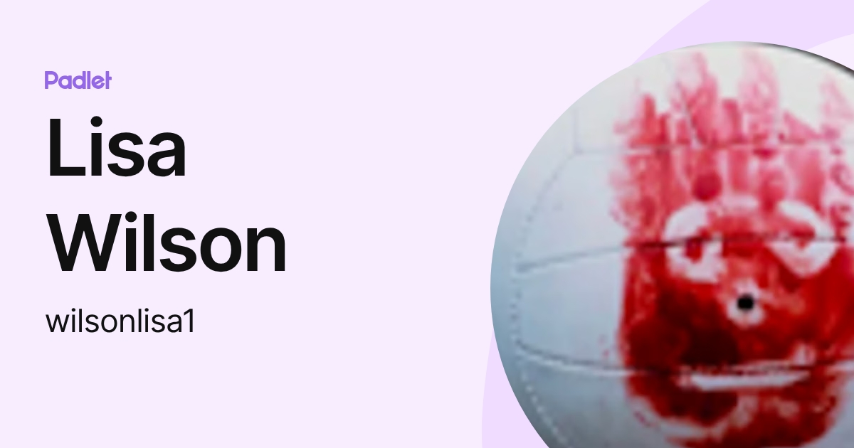 Lisa Wilson (wilsonlisa1) profile | Padlet