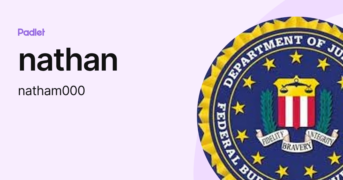 nathan (natham000) profile | Padlet