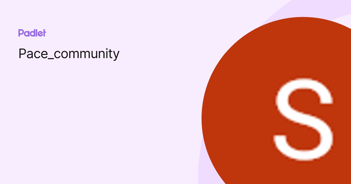 Pace_community profile | Padlet