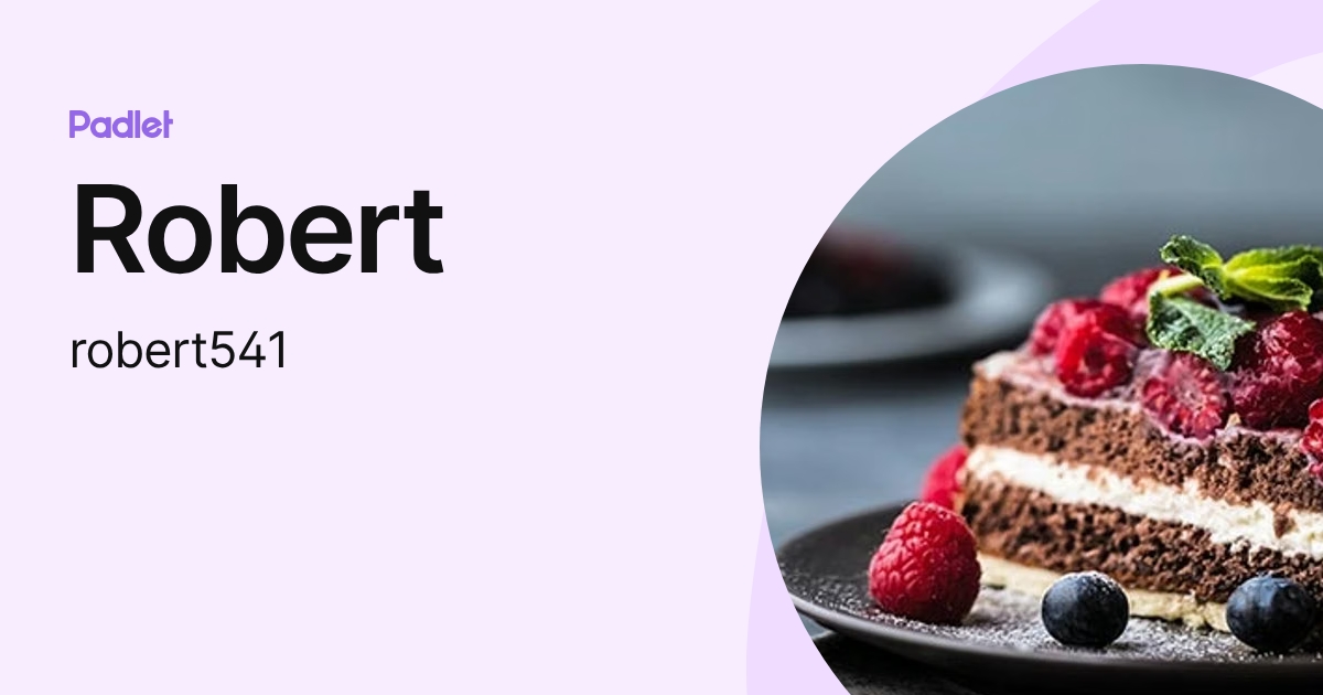 Robert (robert541) profile | Padlet