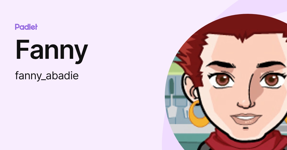 Fanny (fanny_abadie) profile | Padlet