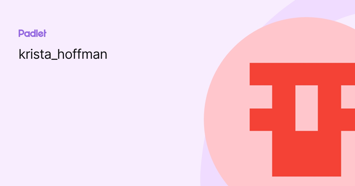 krista_hoffman profile | Padlet