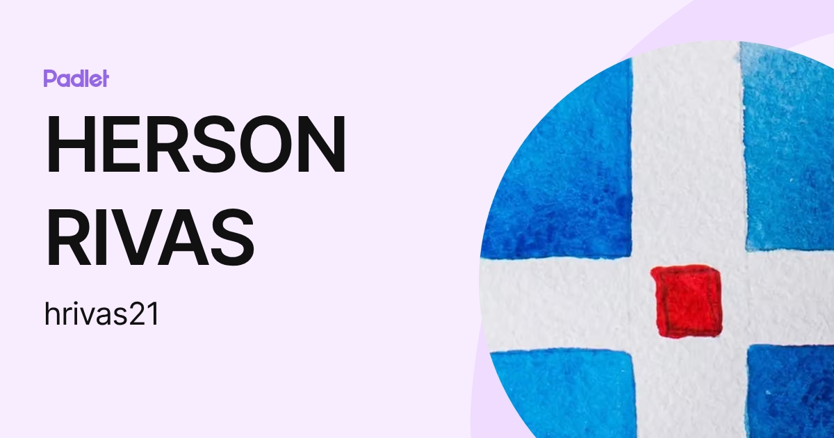 HERSON RIVAS (hrivas21) profile | Padlet